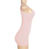 SC Solid Color Sleeveless Backless Slim Romper GYME-K22Q25057