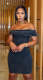 SC One Shoulder Tight Knits Mini Dress SFY-470