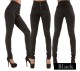 SC High Waist Solid Color Slim Jeans XCFF-2283167