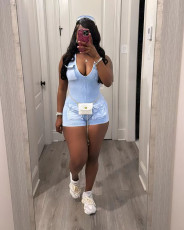 SC Casual V Neck Sleeveless Romper TR-1313