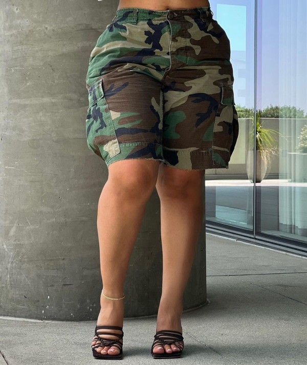 SC Casual Camouflage Print Short LSD-2124