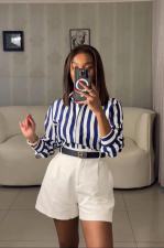 SC Solid Color Casual High Waist Short QODY-6041