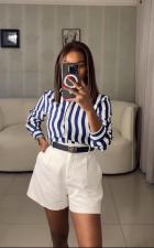SC Solid Color Casual High Waist Short QODY-6041