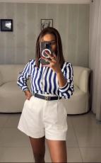 SC Solid Color Casual High Waist Short QODY-6041