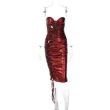 SC Sexy Sling Hollow Out Party Dress GKLK-D3211521
