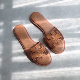 SC Mesh Patchwork Flat Sandal Slippers GDLW-816
