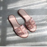 SC Mesh Patchwork Flat Sandal Slippers GDLW-816