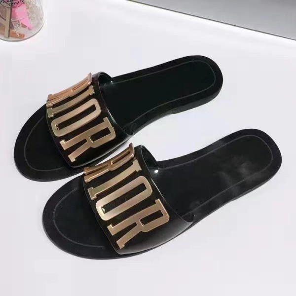 SC Letter Metal Buckle Fashion Sandals Slippers GDLW-080