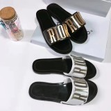 SC Letter Metal Buckle Fashion Sandals Slippers GDLW-080