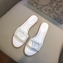 SC V Buckle Metal Open Toe Flat Sandals GDLW-615-10