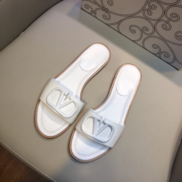 SC V Buckle Metal Open Toe Flat Sandals GDLW-615-10