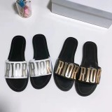 SC Letter Metal Buckle Fashion Sandals Slippers GDLW-080