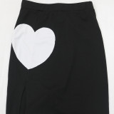 SC Color Block Sling Vest And Spit Skirt Two Piece Set CYA-901307