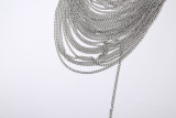 SC Metal Chain Halter Hollow Out Vest GAXB-W080TP