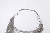 SC Metal Chain Halter Hollow Out Vest GAXB-W080TP