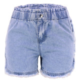 SC Light Color High Waist Loose Denim Short GKNF-CH-1038
