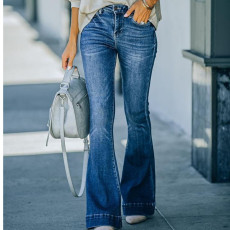 SC Casual High Waist Flare Jeans GKNF-KM-7112(X9041)