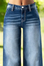 SC Fashion Denim Loose Wide Leg Jeans GKNF-TSYJ-24006