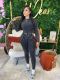 SC Solid Color Tight Long Sleeve Two Piece Pants Set CH-HR24043