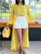 SC Fashion Loose Solid Color Sexy Long Dress GMLF-3283