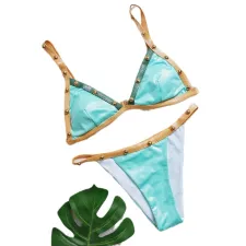 SC Beaded Adjustable Strap Two Piece Swimsuit DYSC-DY24A1204YYB013013