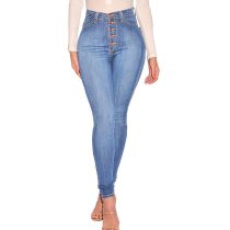 SC High Waisted Washed Fashion Jeans GKNF-178