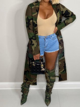 SC Long Sleeve Camouflage Long Coat LSD-2207