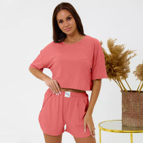 SC Casual Pajama Shorts Loungewear Set GLSY-W0280