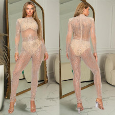 SC Hot Drill Fashion Long Sleeve Jumpsuit BY-6958