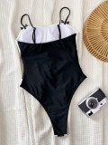 SC Sexy Color Block Sling One Piece Swimsuit CSYZ-978