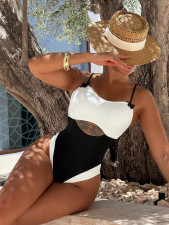 SC Sexy Color Block Sling One Piece Swimsuit CSYZ-978
