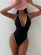 SC Solid Color Sexy One Piece Swimsuit CSYZ-919