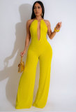 SC Sexy Solid Color Backless Jumpsuit XHXF-8700