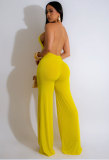 SC Sexy Solid Color Backless Jumpsuit XHXF-8700