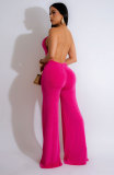 SC Sexy Solid Color Backless Jumpsuit XHXF-8700