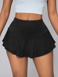 SC Solid Color Sport Mini Skirt YH-5318