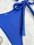 SC Sexy Solid Color Backless Strappy Bikinis Swimsuit CASF-6724