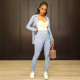 SC Long Sleeve Blazer Casual Pants Two Piece Set SFY-501