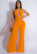 SC Sexy Solid Color Backless Jumpsuit XHXF-8700