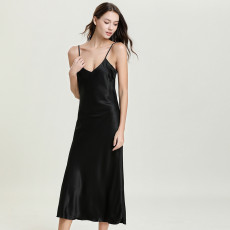 SC Halter Dress V-Neck Sexy Long Pajamas GDNL-5020B