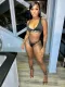SC Printed Swimwear Two Piece Set LSL-0027