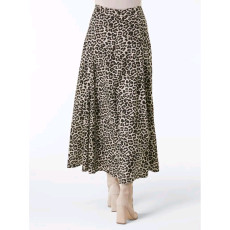 SC Plus Size Casual Loose Leopard Print Half-body Skirt GAWE-6304