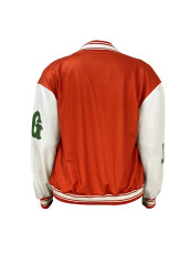 SC Plus Size Long Sleeve Tops Baseball Jacket GAWE-6275
