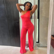 SC Fashion Single Shoulder Straight Jumpsuit XEF-48810