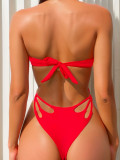 SC Solid Color Bikinis 2pcs Swimsuit CASF-6725