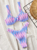 SC Tie Dye Print Two Piece Swimsuit CSYZ-820