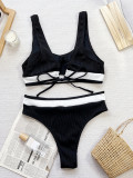 SC Sexy Color Block Two Piece Swimsuit CSYZ-830