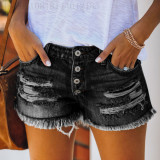 SC Fashion Holes Denim Shorts XCFF-317661