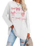 SC Loose Letter Print Drop Shoulder Sleeve T Shirt GSGS-2080
