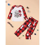 SC Family Christmas Printed Homewear Pajamas Parent-Child Clothing GSGS-0599#
